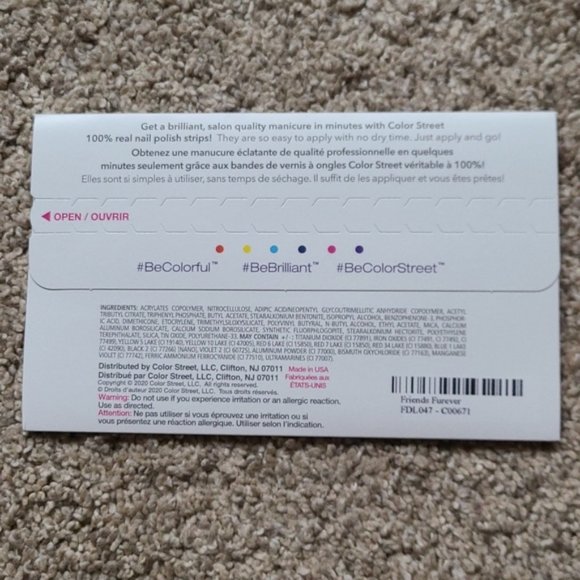 Color Street Bundle - Limited Edition Animal overlays - Party Paws - Friends - Picture 3 of 5